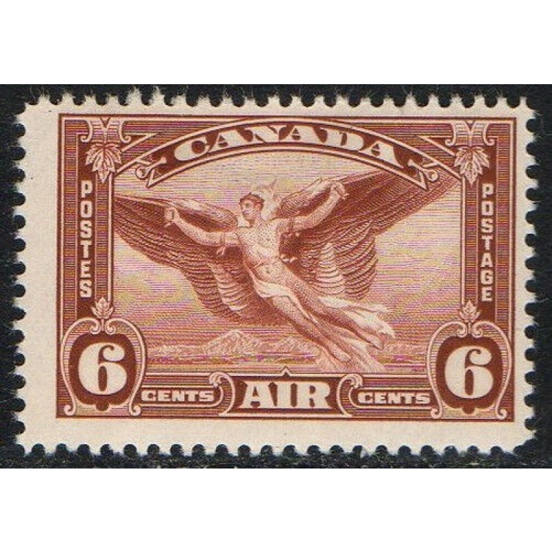 Canada Sg355 - 6e. red-brown Air 1935 MM