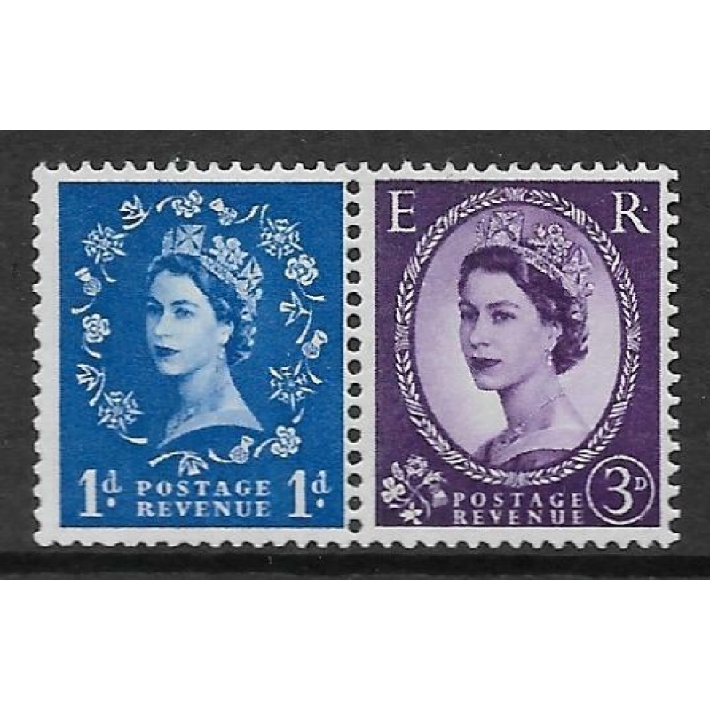 S24e  S80b Wilding Violet Phos both band left wmk sideways left UNMOUNTED MINT