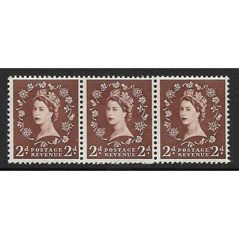 S36i 2d Wilding Tudor Crown with variety - Dot on Rose UNMOUNTED MINT