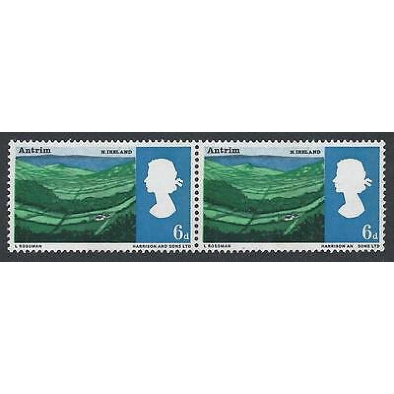 Sg690pb 1966 Landscapes 6d (Phos) - Listed  Flaw AN for AND - MNH