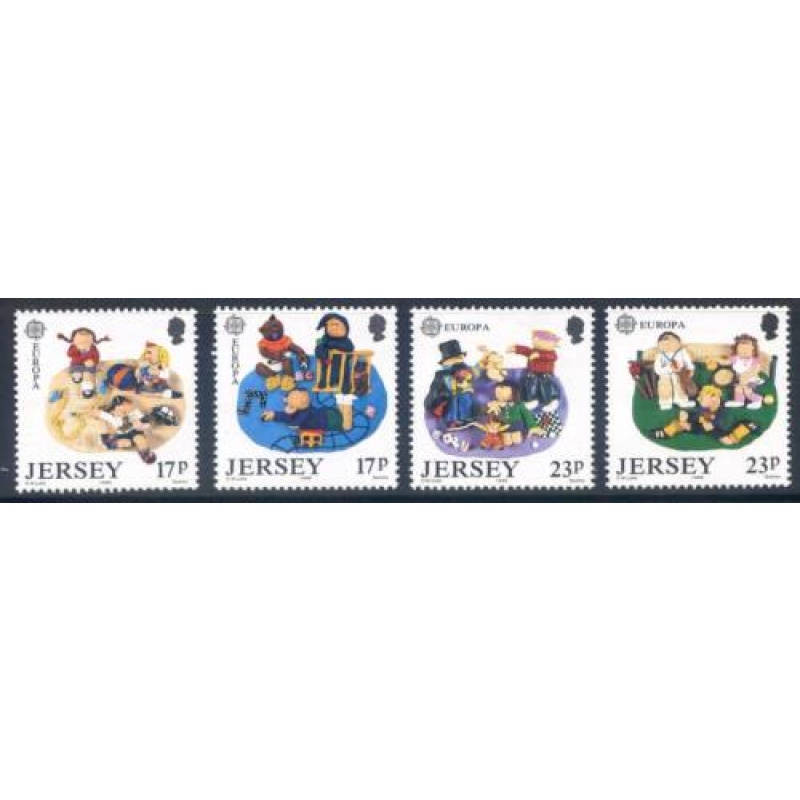 Jersey 1989 Europa Set SG496 499 Unmounted mint