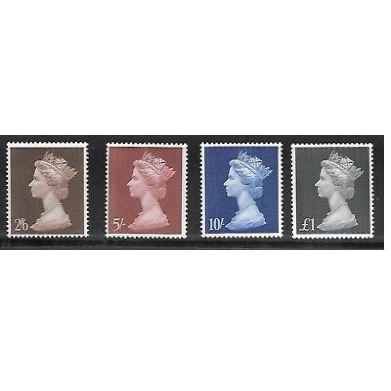 1970 Sg 787 - 790 Machin High-Value set UNMOUNTED MINT MMH