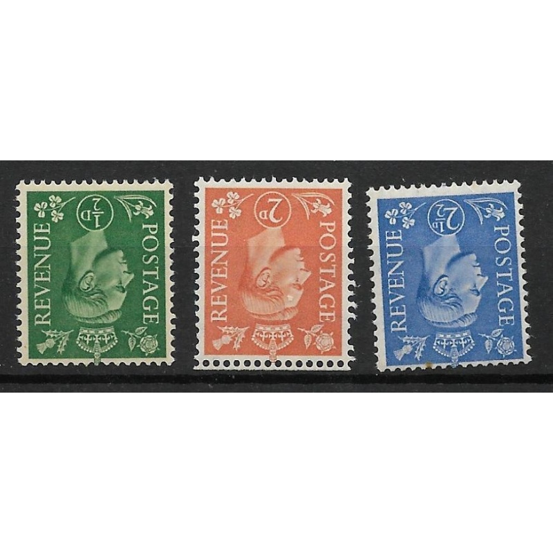 1940-42 Light Colours Inverted Set UNMOUNTED MINT