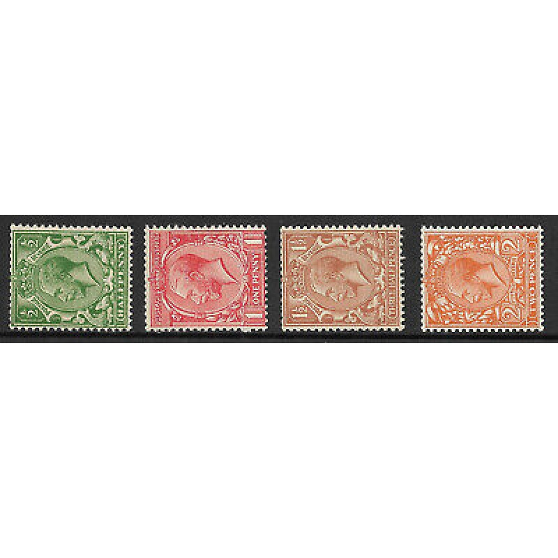 Sg 418a - 421b Block Cypher Watermark Sideways set of 4 values UNMOUNTED MINT