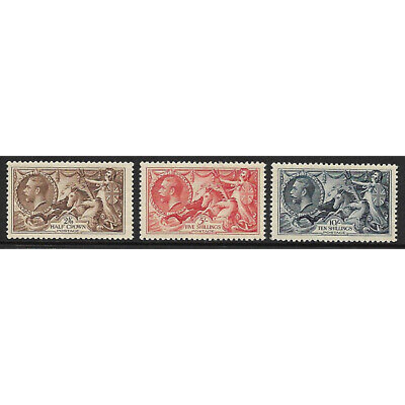 Sg 450 - 452 1934 Re-Engraved set of 3 Seahorses UNMOUNTED MINT MNH