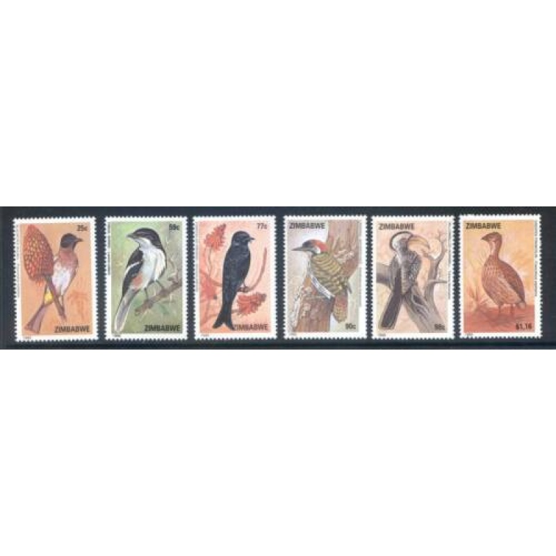 Zimbabwe 1992 Birds set Unmounted Mint