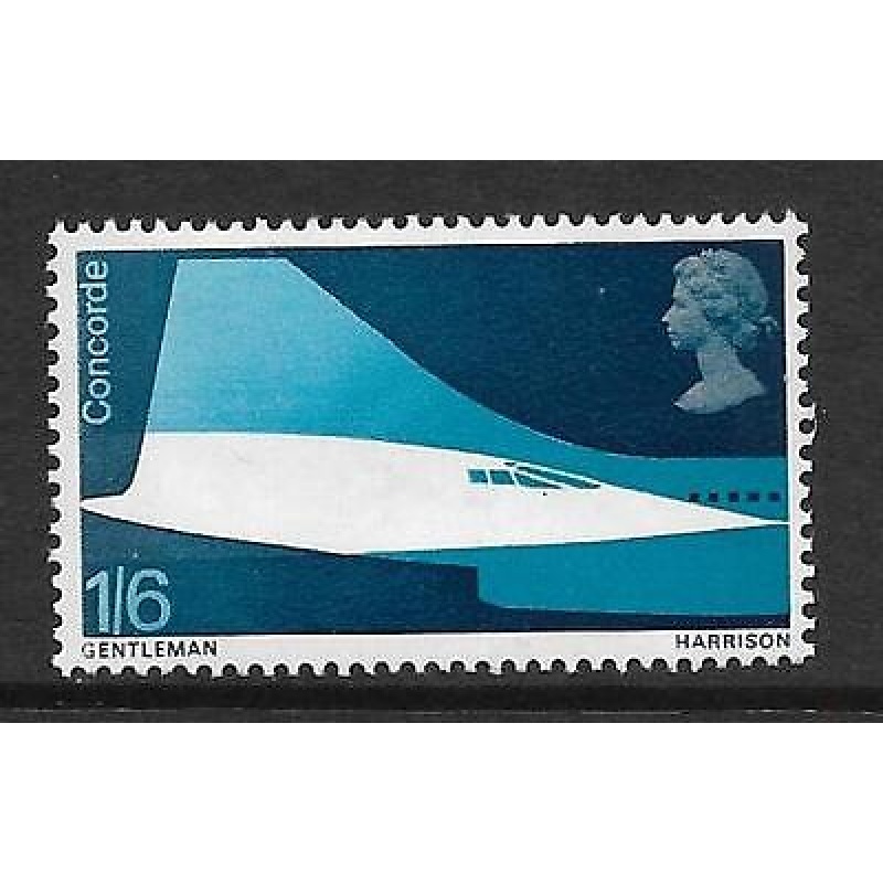 Sg 786 1969 Concorde 1 6 Weak light blue print on tail plane UNMOUNTED MINT MNH