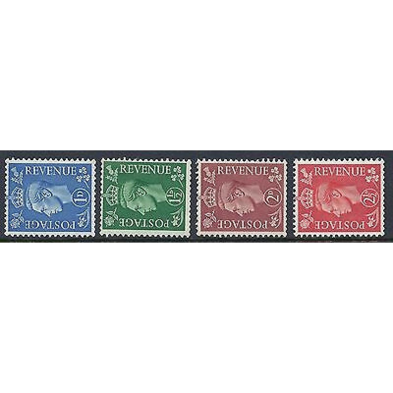 Sg 504a-507a 1950-51 Colour change watermark sideways UNMOUNTED MINT