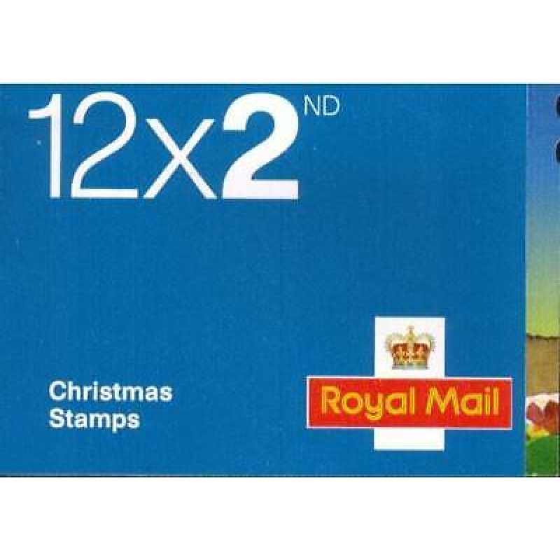 LX49 2015 Christmas Barcode Booklet 12 x 2nd Class - cyl w1w1w1w1