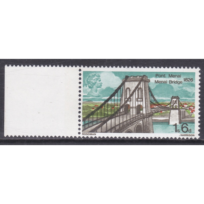 sg765a 1968 1/6 Bridges Gold(queen's head) omitted UNMOUNTED MINT  [SN]