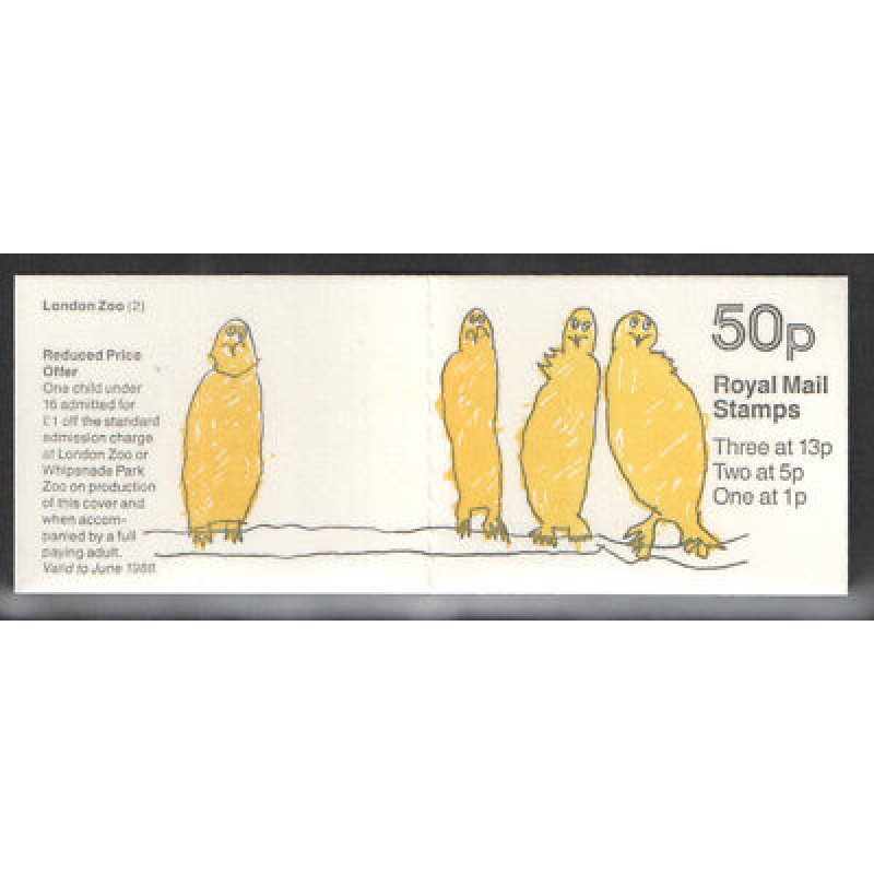 FB48 1988 London Zoo series #2 booklet Complete