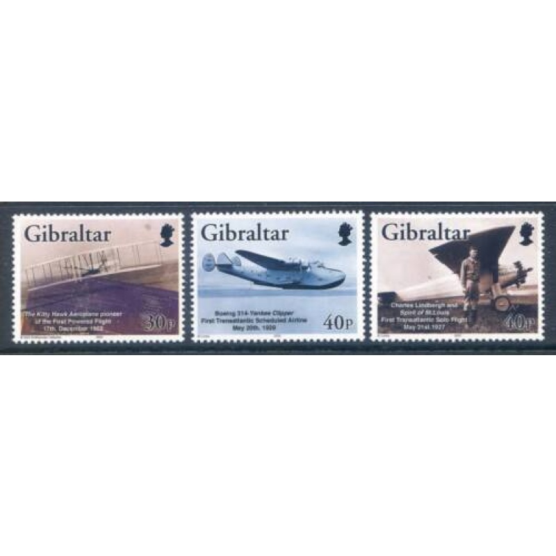 2003 Gibraltar Powered Flight SG1045 1047 Unmounted Mint