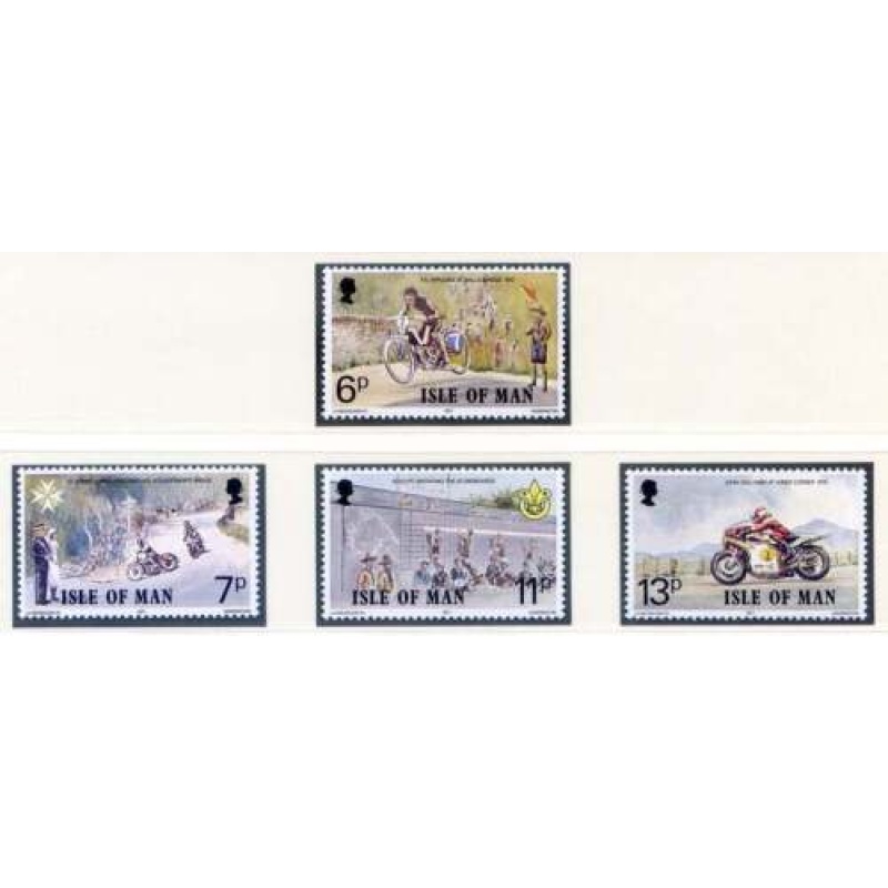 1977 Isle of Man SG99 102 Linked Anniversaries Set Unmounted Mint