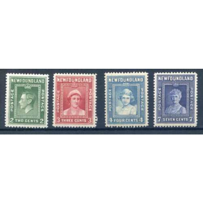 Newfoundland 1938 SG267 271 Set Unmounted Mint