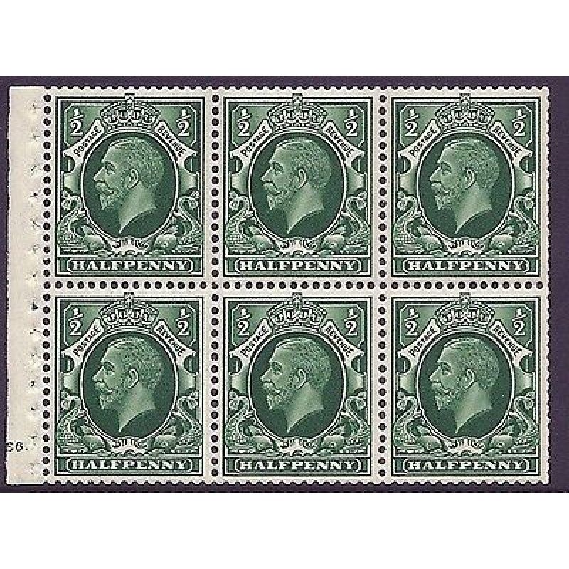 NB21 d Photogravure Small Format pane of 6 Cyl E6 Dot perf I UNMOUNTED MINT MNH