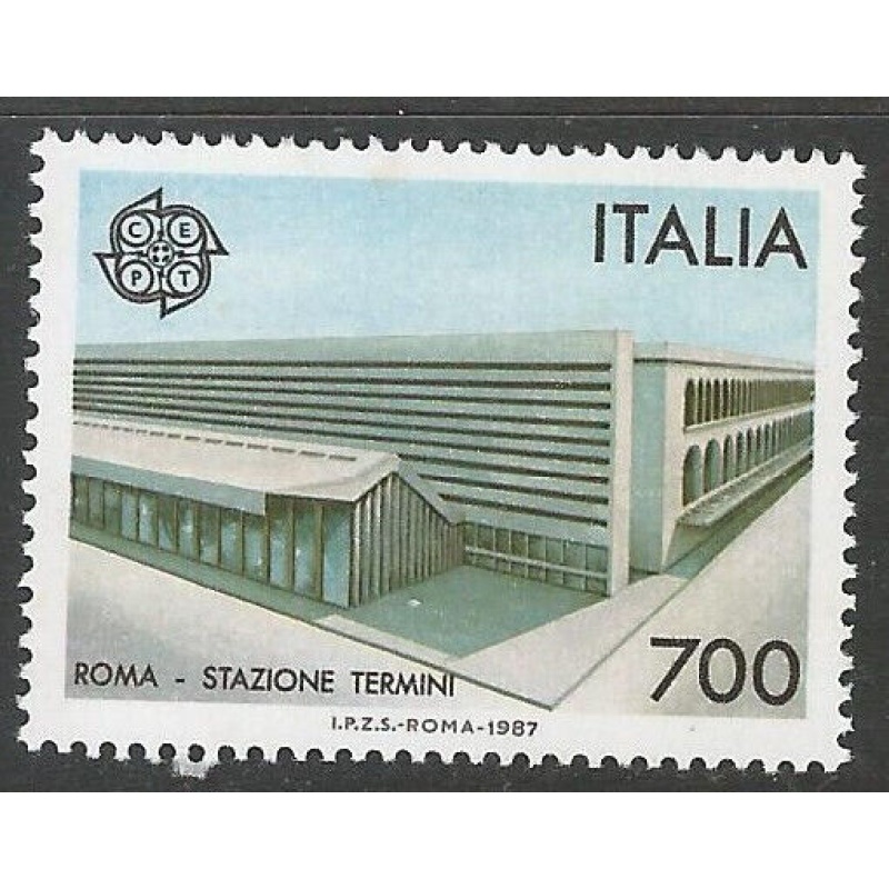 Italy - Sg 1962 - 700l. - Termini station Rome (Nervi) 1987 MNH