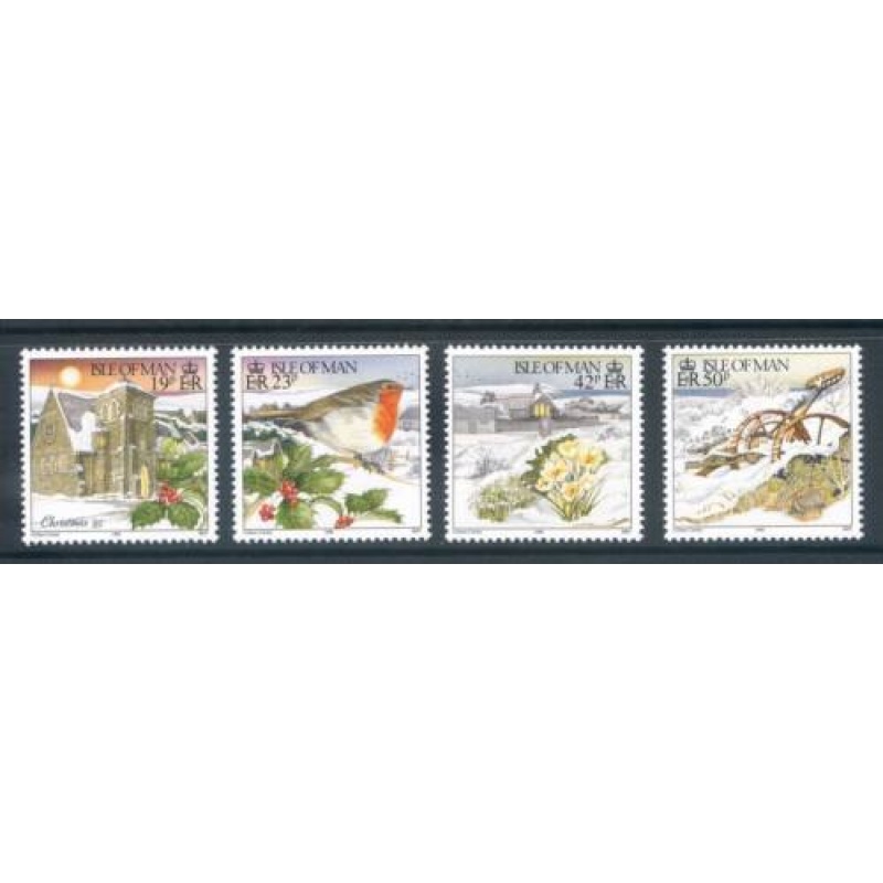 Isle Of Man 1995 Christmas Set SG668 671 Unmounted Mint