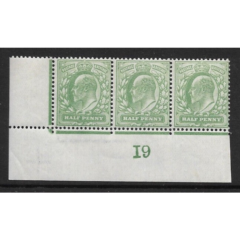 1907 M2(2) d Yellow Green Control I9 De La Rue perf V2A UNMOUNTED MINT