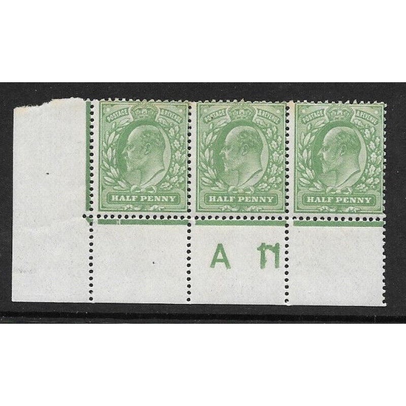 M3(3) d Deep Dull Green Harrison Cont A11 with A17 error UNMOUNTED MINT