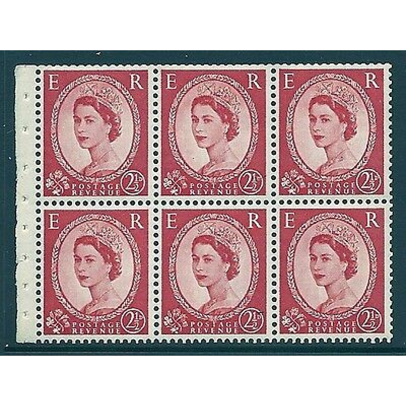 SB80 Wilding booklet pane Tudor Crown perf type I UNMOUNTED MNT MNH