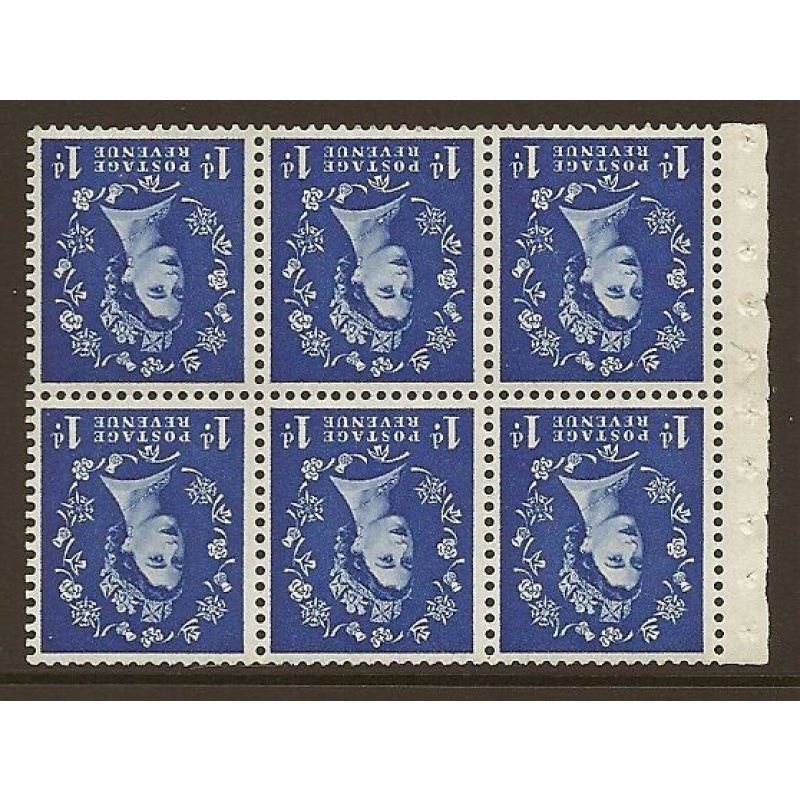 SB30a 1d Wilding Crowns on Cream perf l UNMOUNTED MINT MNH