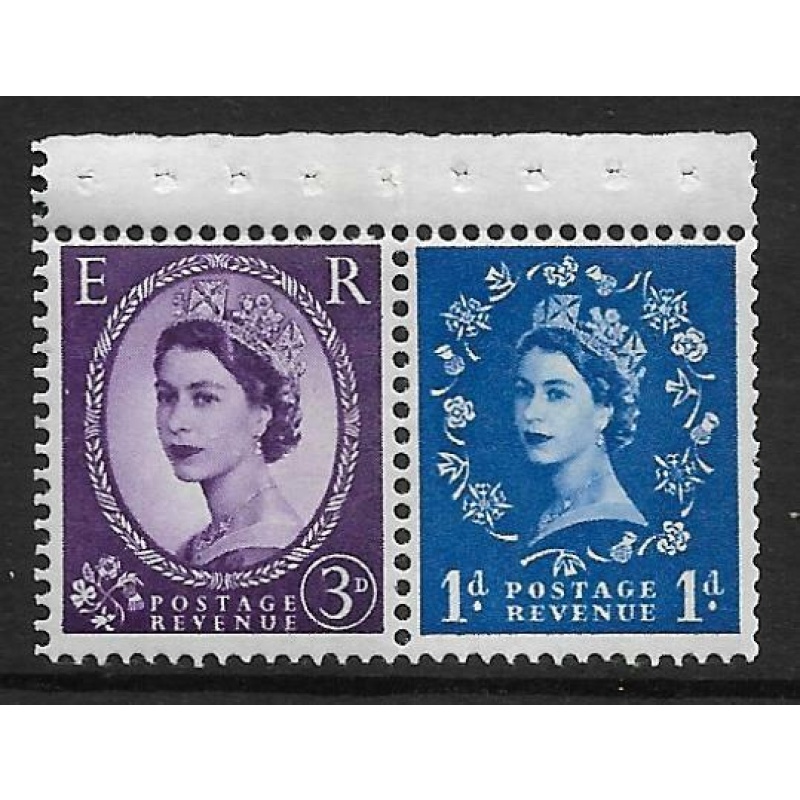 S24e  S80b Wilding Violet Phos both band  wmk sideways Right UNMOUNTED MINT