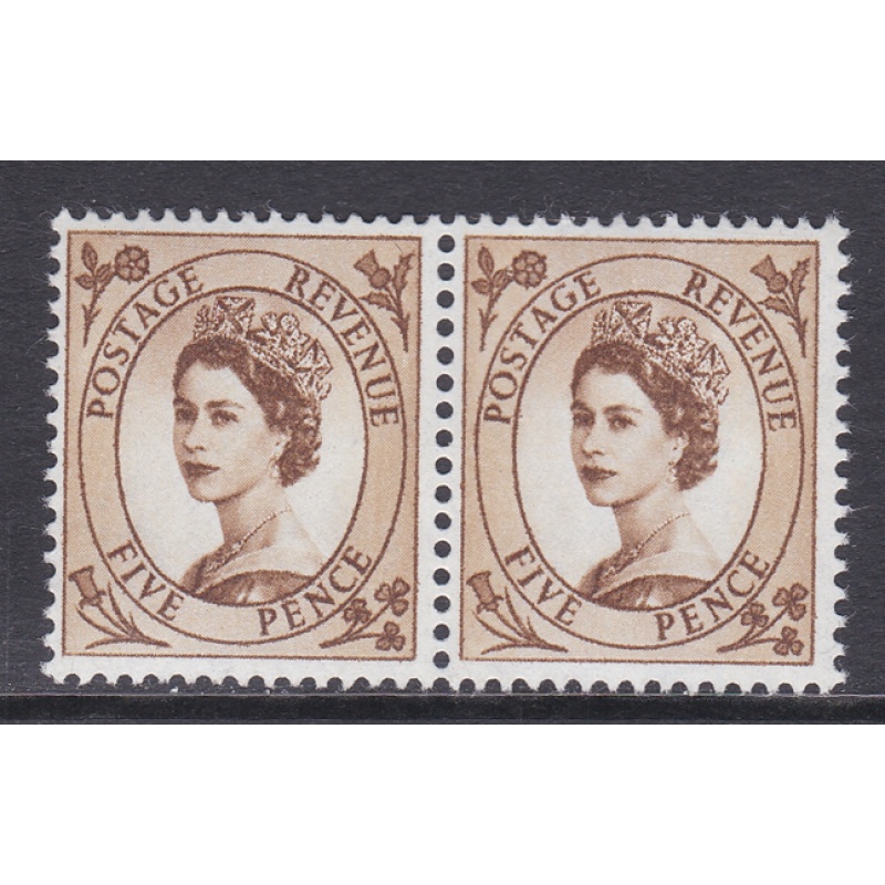 S101a 5d Wilding multi crowns variety - Dot on E of postage  UNMOUNTED MINT