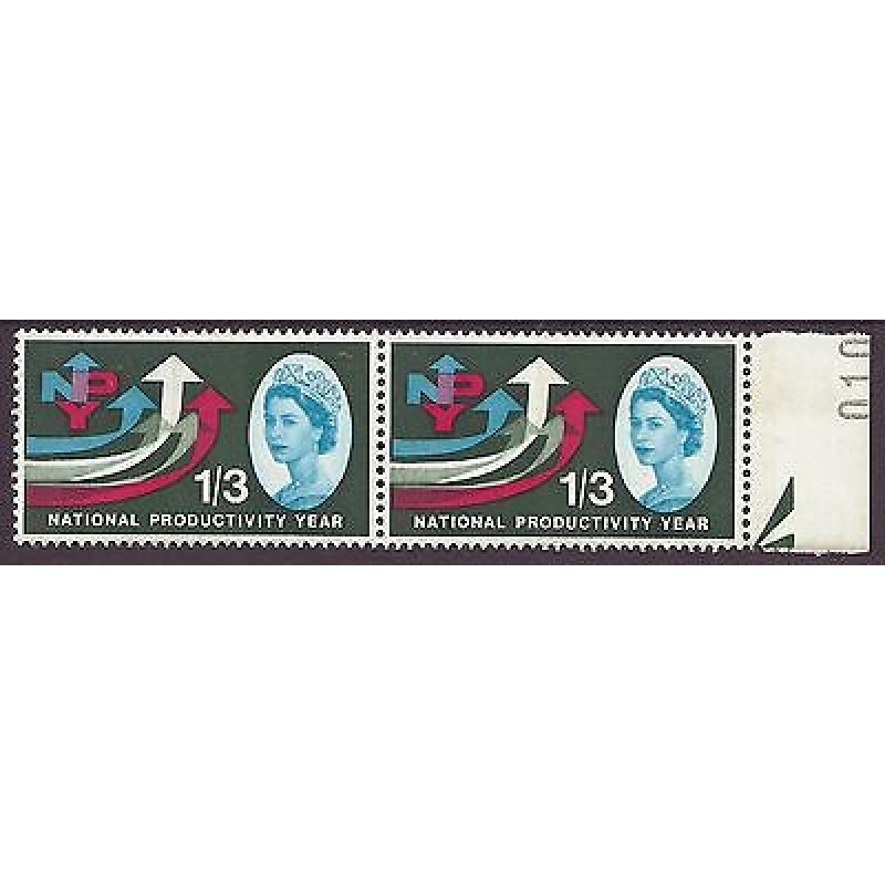 1962 sg 633pa NPY 1 3 phos narrow right band - MNH