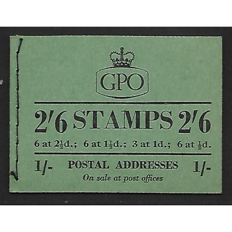 F16 2 6 GPO booklet - April 1954 UNMOUNTED MINT