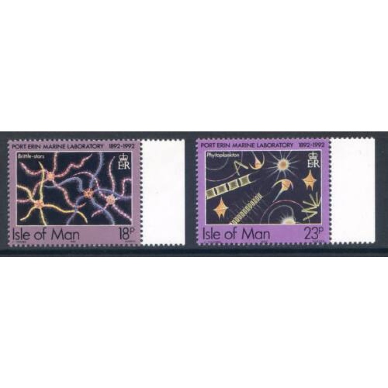 Isle Of Man 1992 Marine Laboratory Set SG513 517 MNH