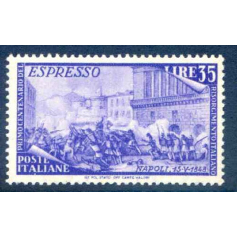 Italy 1948 Express Letter 3.5L Violet SGE718 Unmounted Mint