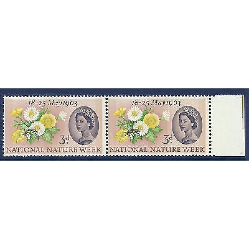 1963 Nature Week 3d (Phos) - Narrow Band Right - MNH