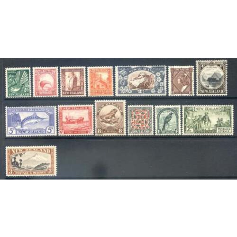 New Zealand 1935 Set SG556 569 Mounted Mint