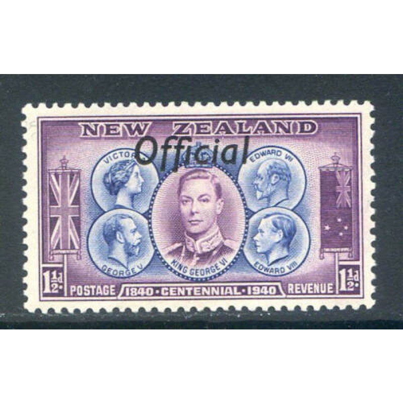 New Zealand 1 1 2d Light Blue  Mauve SG0143 Mounted Mint