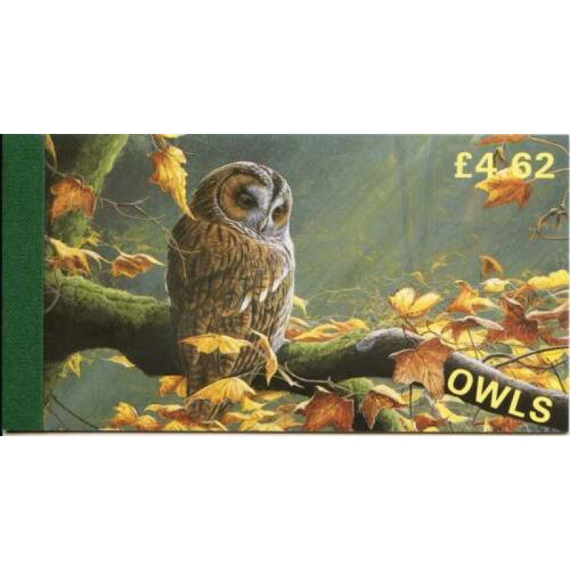 1997 Isle of Man Owls Prestige Booklet SGSB45 Unmounted Mint