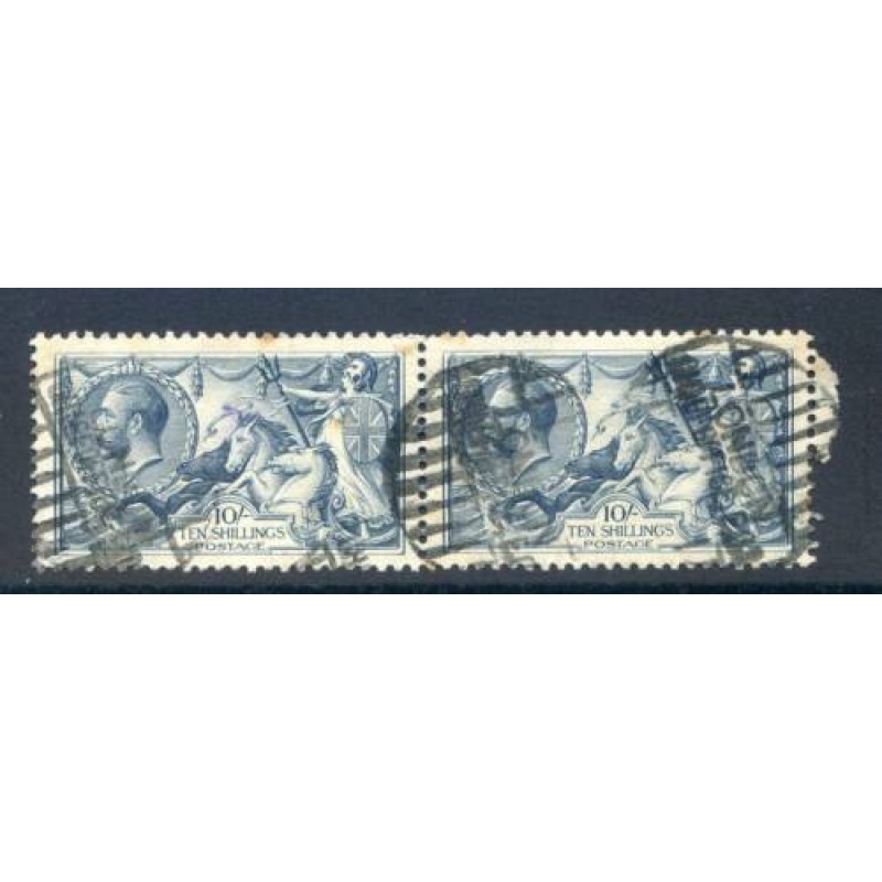 KGV 10 - Pale Blue SG417 Fine Used Pair