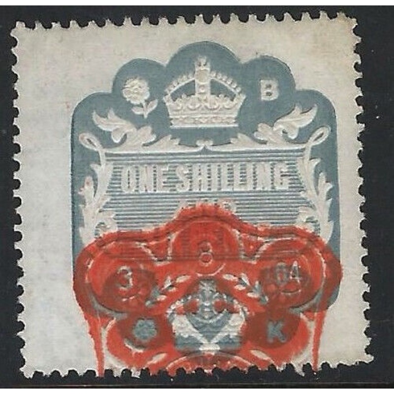 GB Revenue : General Duty Adhesive 1 shilling