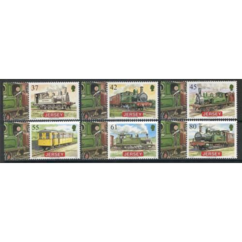 Jersey 2009 Railway History SG1433 1439 Set Unmounted mint