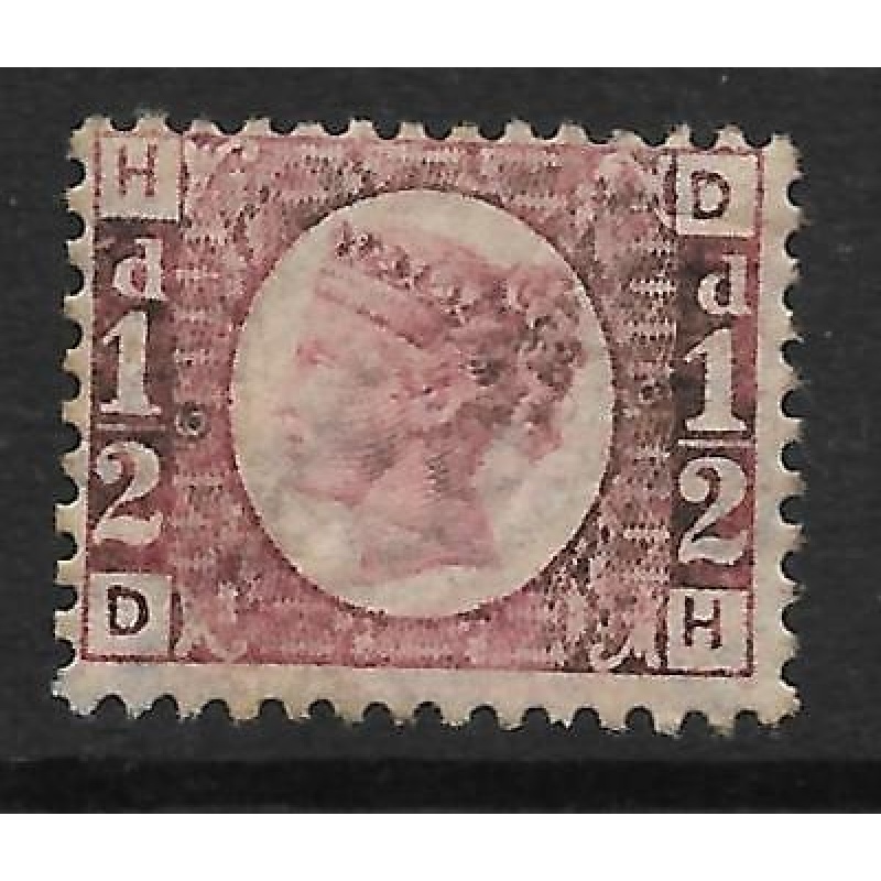 sg48 ½d Rose Red Plate 6 Lettered D-H MOUNTED MINT