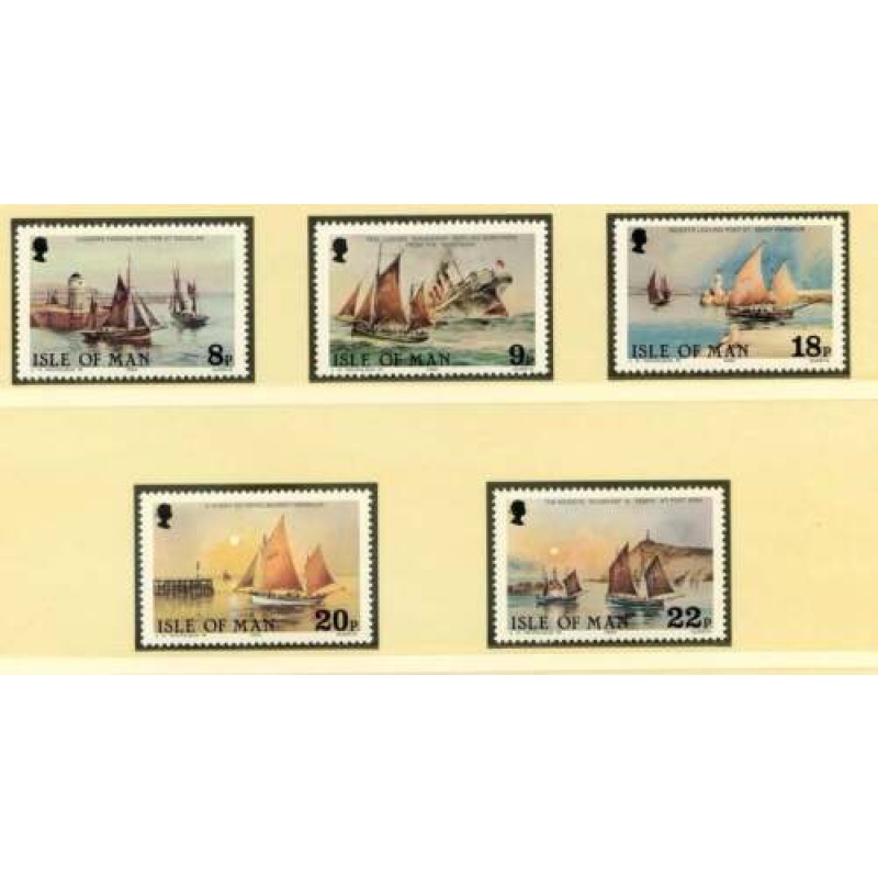 1981 Isle of Man SG190 SG194 Deep Sea Fishermen Set Unmounted Mint