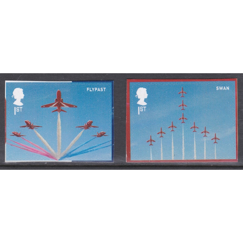 PM60 2018 Red Arrows 1st class stamps from Booklet pair UNMOUNTED MINT