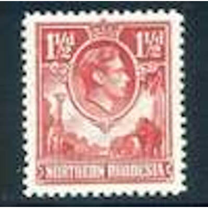 Northern Rhodesia 1 1 2d Carmine Red SG29 Mounted Mint