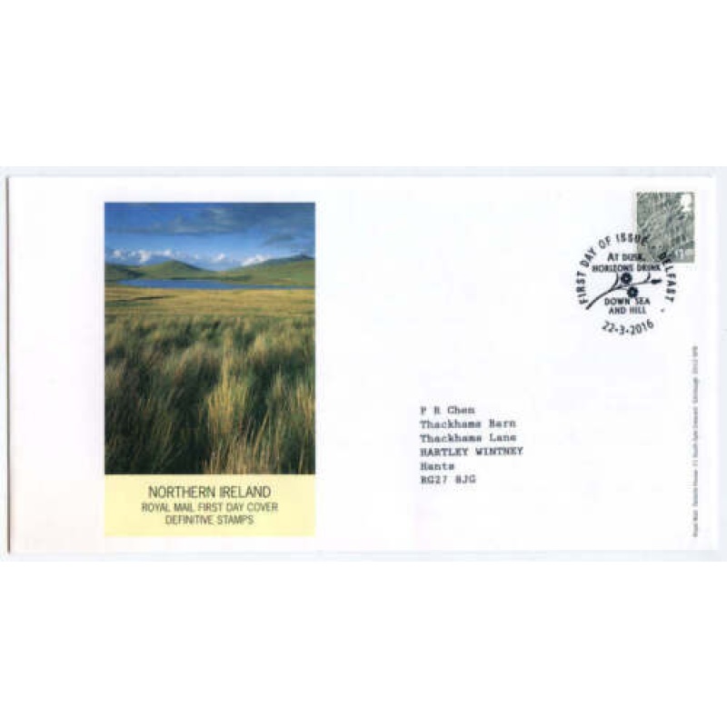 GB 2016 1.05 N. Ireland Regional Definitive on Royal Mail Cover Belfast C