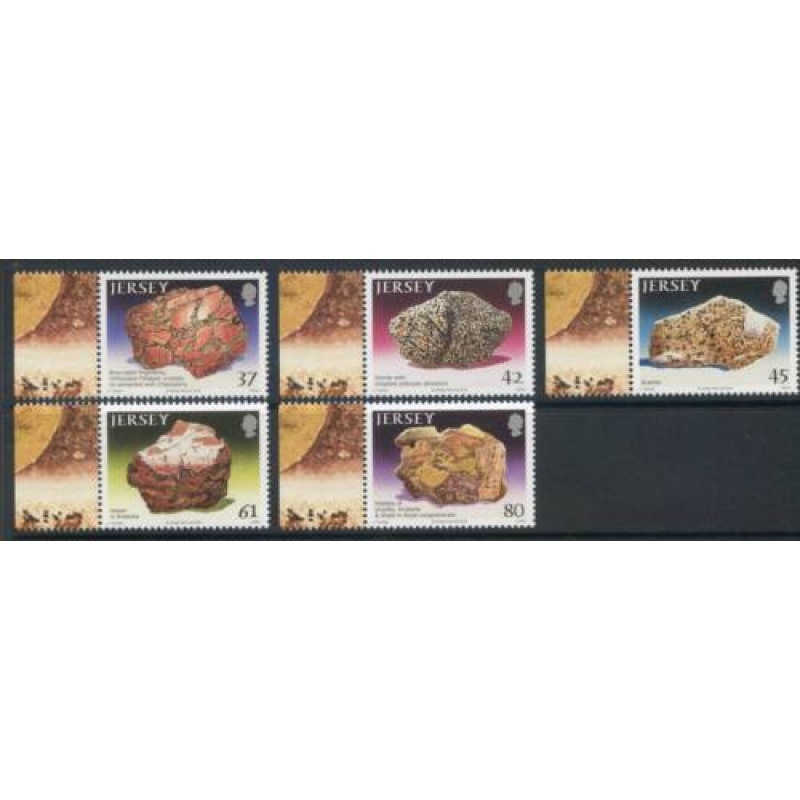 Jersey 2010 Petrology Set SG1490 1494 Unmounted Mint