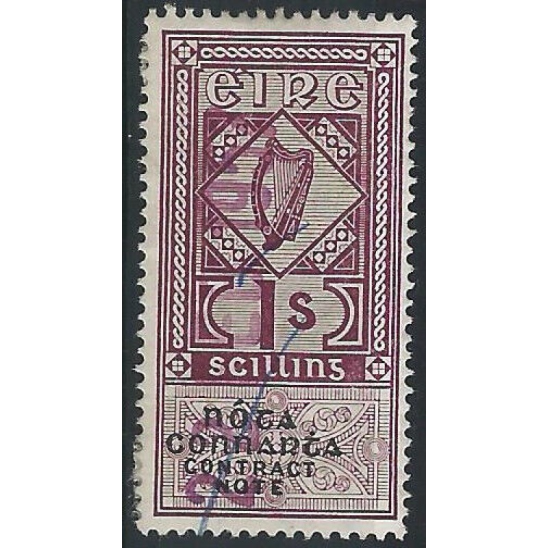 IRELAND - 1  Revenue Stamp used