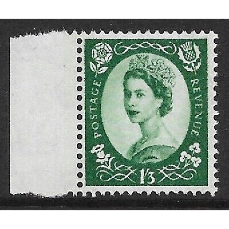 S148a 1/3 Wilding Violet Phosphor with 1 x 6mm band left UNMOUNTED MINT