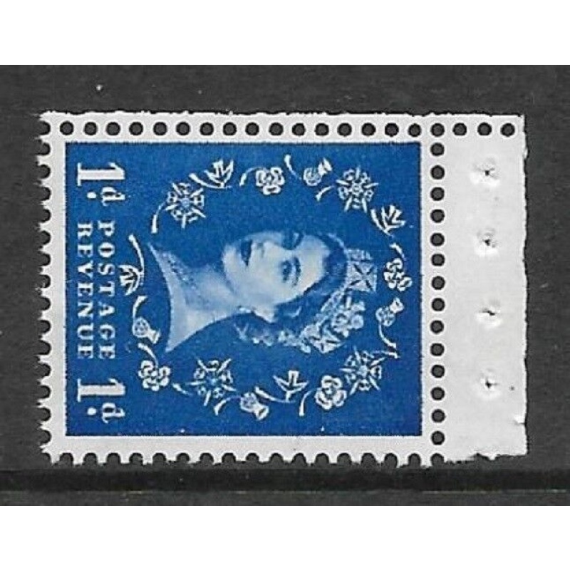 S24e 1d Wilding Violet Phos 1x 9.5mm wmk sideways UNMOUNTED MINT - Marginal