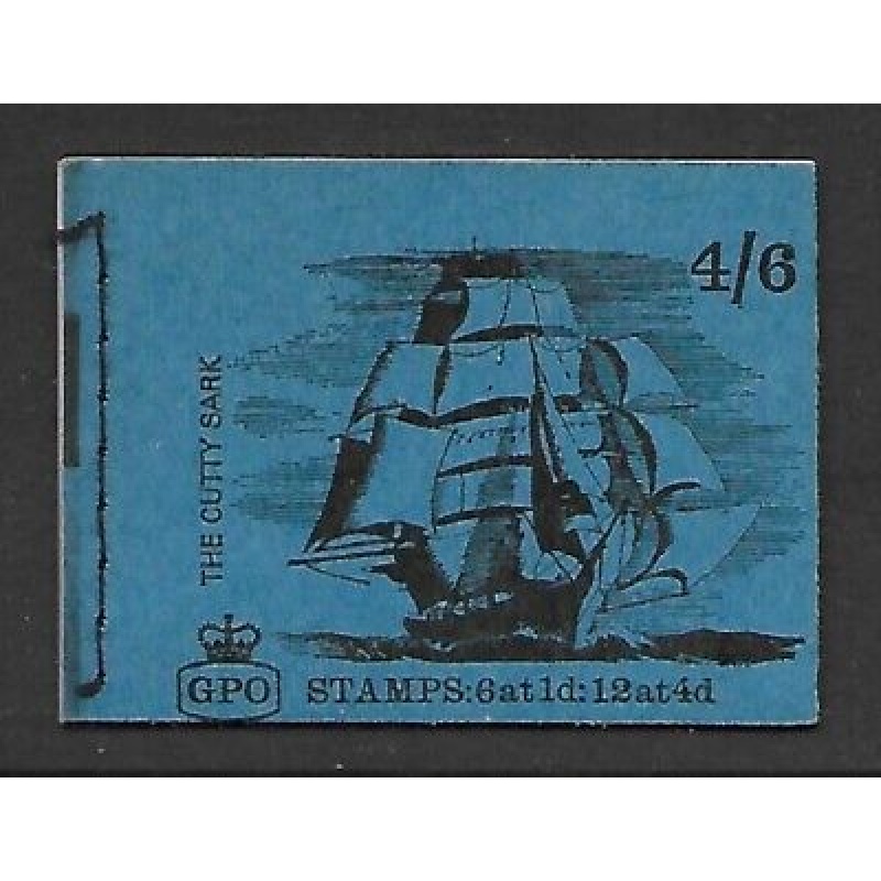 LP46 Ship series The Cutty Sark stitched booklet - complete MNH