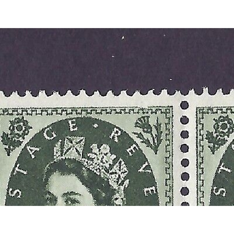 S127b 9d Wilding Multi Crowns variety - Frame Break R.11 11 UNMOUNTED MINT MNH