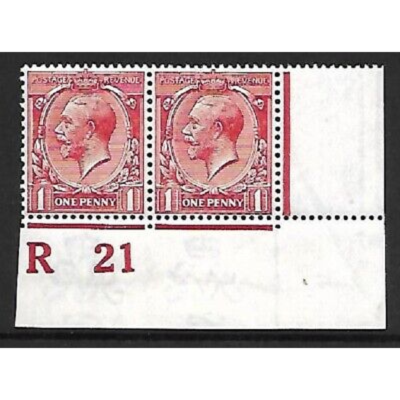 N16(10a) 1d Carmine Control R21 Imperf with RPS Cert UNMOUNTED MINT